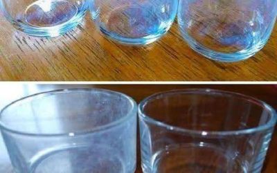 Så här tar du bort vit patina från glas och får dem att glänsa med ett coolt knep