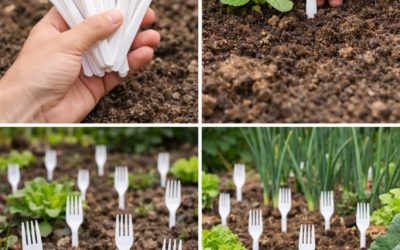 Plastgafflar i grönsakslandet: alla trädgårdsmästare gör det – och anledningen är genial.