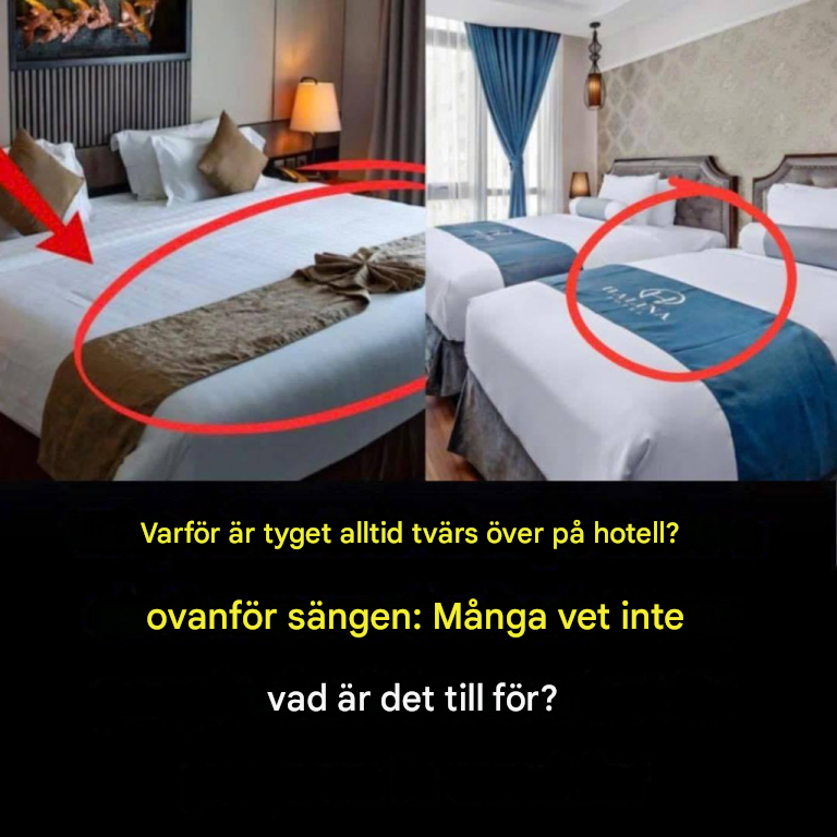 Varför har hotell alltid ett lakan över sängen – du kommer bli förvånad