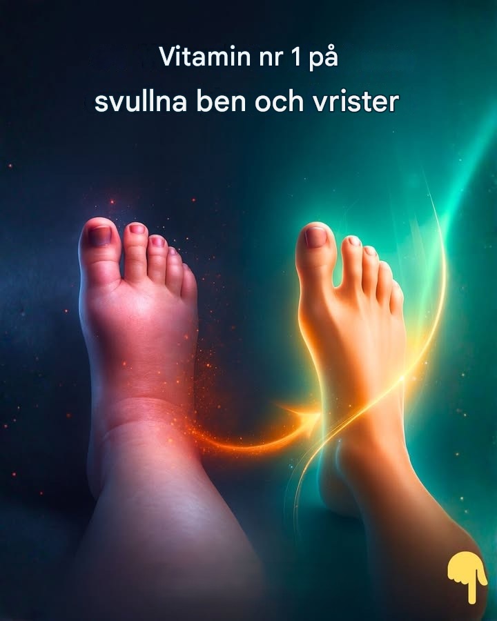 Vitamin nr 1 för svullna ben och vrister