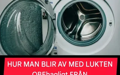 Munsköljsknepet som tar bort den obehagliga lukten i tvättmaskinen. Så fungerar det
