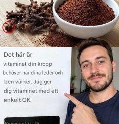 Det här är vitaminet som din kropp saknar när du har ont i benen och skelettet. Jag ger dig ett vitamin i utbyte mot en enkel medicin. Artikel i