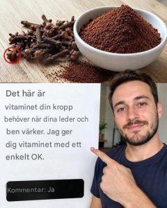Det här är vitaminet som din kropp saknar när du har ont i benen och skelettet. Jag ger dig ett vitamin i utbyte mot en enkel medicin. Artikel i
