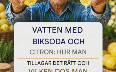 De flesta äldre över 60 vet inte detta om citronvatten och bakpulver
